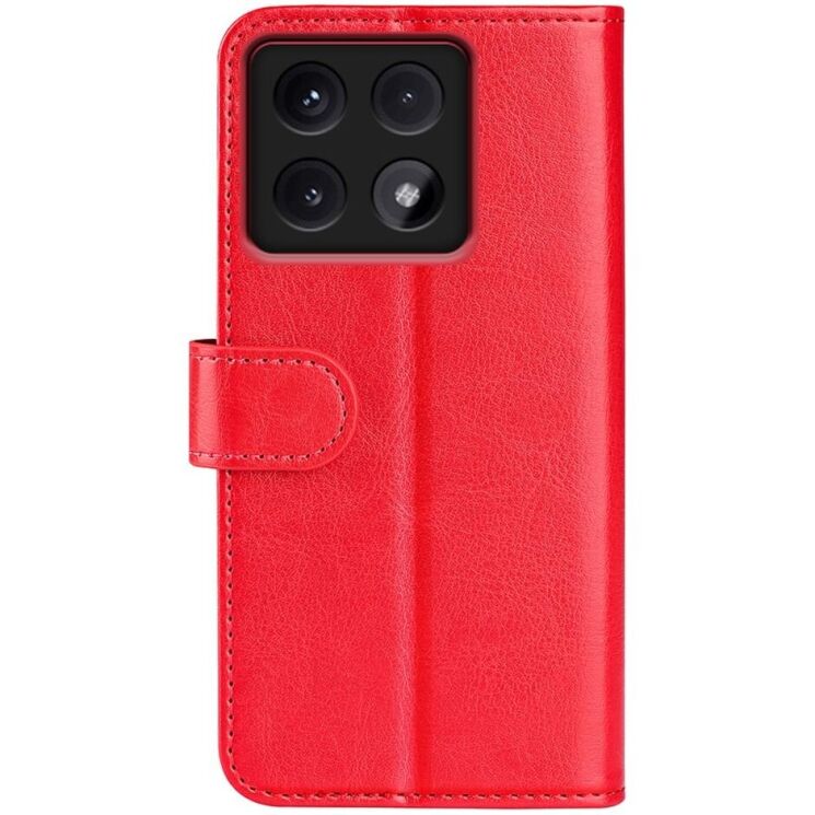 Чехол-книжка Deexe Wallet Style для Xiaomi 14T Pro - Red: фото 5 из 7
