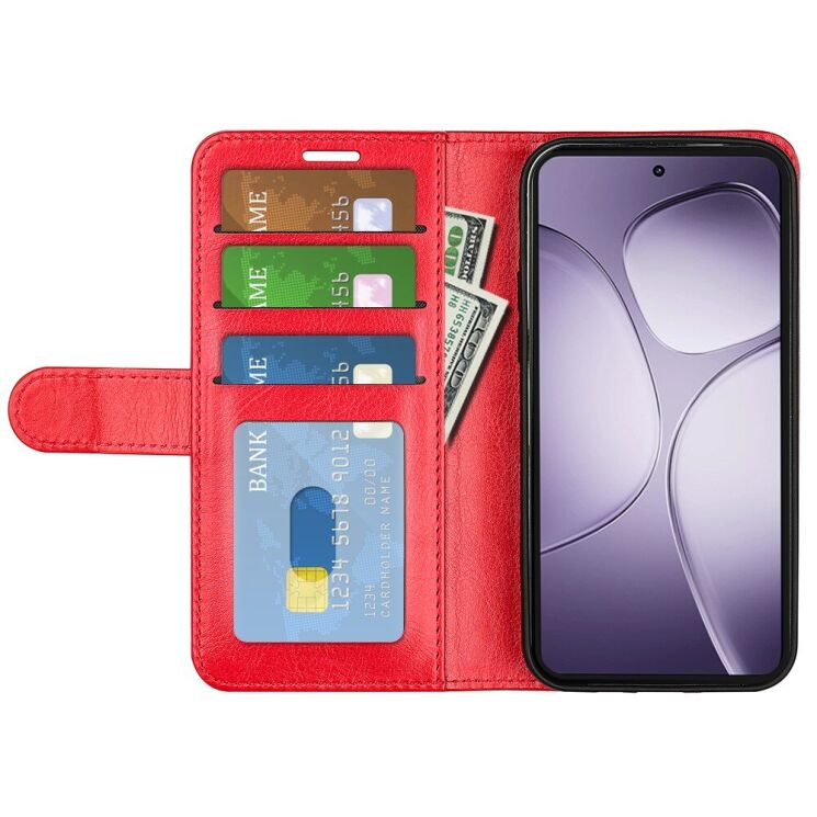 Чехол-книжка Deexe Wallet Style для Xiaomi 14T Pro - Red: фото 2 из 7