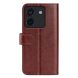 Чехол-книжка Deexe Wallet Style для Xiaomi Poco M7 Pro - Brown (374401Z). Фото 6 из 6