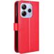 Чехол-книжка Deexe Wallet Style для Xiaomi Redmi Note 14 4G - Red (373467R). Фото 6 из 6