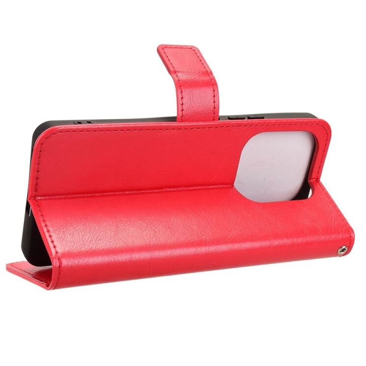 Чехол-книжка Deexe Wallet Style для Xiaomi Redmi Note 14 4G - Red: фото 4 из 6