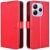 Чехол-книжка Deexe Wallet Style для Xiaomi Redmi Note 14 4G - Red: фото 1 из 6