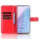 Чехол-книжка Deexe Wallet Style для Xiaomi Redmi Note 14 4G - Red (373467R). Фото 3 из 6