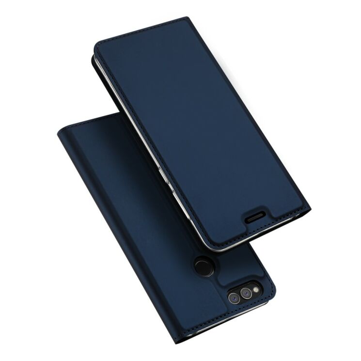 Чехол-книжка DUX DUCIS Skin Pro для Huawei Honor 7X - Dark Blue: фото 1 из 10