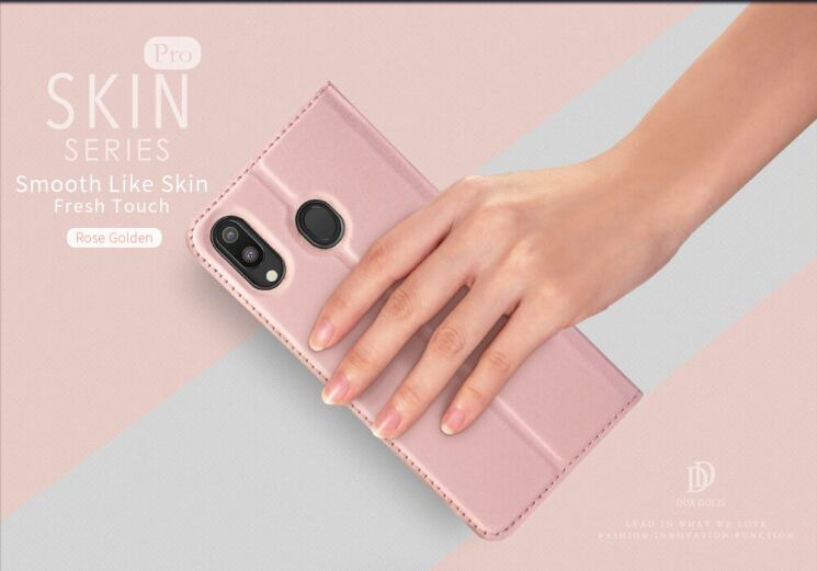 Чохол-книжка DUX DUCIS Skin Pro для Samsung Galaxy M20 - Black: фото 8 з 19