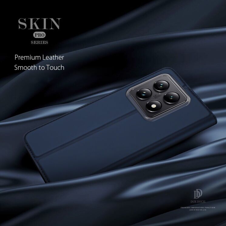 Чехол-книжка DUX DUCIS Skin Pro для Xiaomi 14T - Blue: фото 11 из 15
