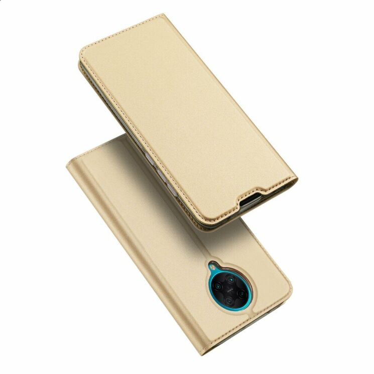 Чехол-книжка DUX DUCIS Skin Pro для Xiaomi Poco F2 Pro / Redmi K30 Pro - Gold: фото 1 из 9