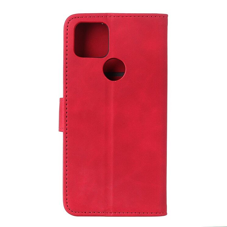 Чехол-книжка с застежкой KHAZNEH Retro Wallet для Google Pixel 5 - Red: фото 2 из 11