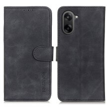 Чохол-книжка KHAZNEH Retro Wallet для OnePlus Nord CE 5 / Ace 5 Racing - Black: фото 1 з 8