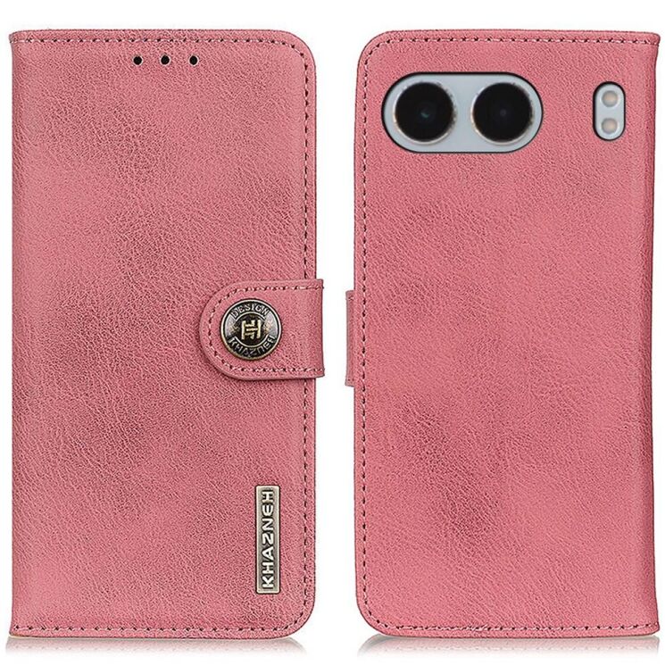 Чохол-книжка KHAZNEH Wallet Cover для OnePlus Nord 4 - Pink: фото 1 з 8