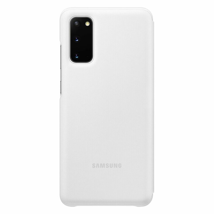 Чохол-книжка LED View Cover для Samsung Galaxy S20 (G980) EF-NG980PWEGRU - White: фото 2 з 2