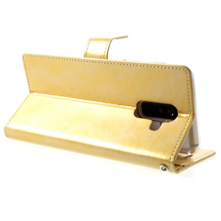 Чехол-книжка MERCURY Classic Wallet для Samsung Galaxy A6+ 2018 (A605) - Gold: фото 5 из 6