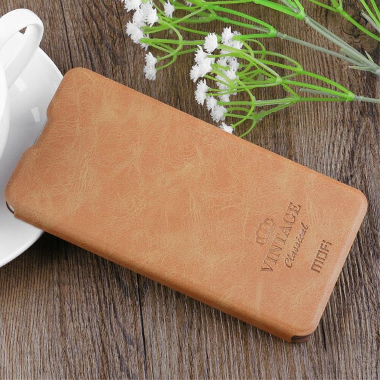 Чохол-книжка MOFI Vintage Series для Xiaomi Mi 9 Lite / Mi CC9 - Brown: фото 1 з 9