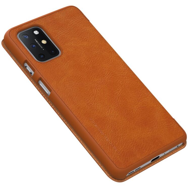 Чехол-книжка NILLKIN Qin Series для OnePlus 8T - Brown: фото 4 из 18