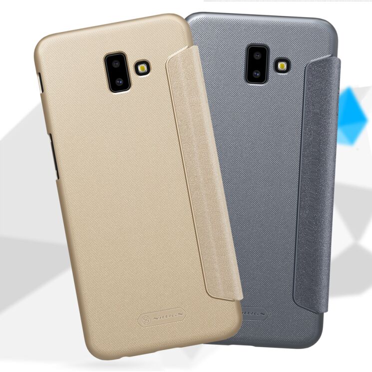Чехол-книжка NILLKIN Sparkle Series для Samsung Galaxy J6+ (J610) - Gold (201361F) Чехол-книжка NILLKIN Sparkle Series для Samsung Galaxy J6+ (J610) - Gold: фото 14 из 15
