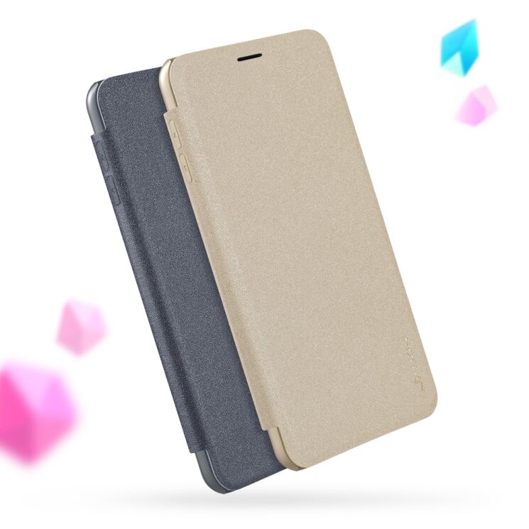 Чехол-книжка NILLKIN Sparkle Series для Samsung Galaxy J6+ (J610) - Gold (201361F) Чехол-книжка NILLKIN Sparkle Series для Samsung Galaxy J6+ (J610) - Gold: фото 7 из 15