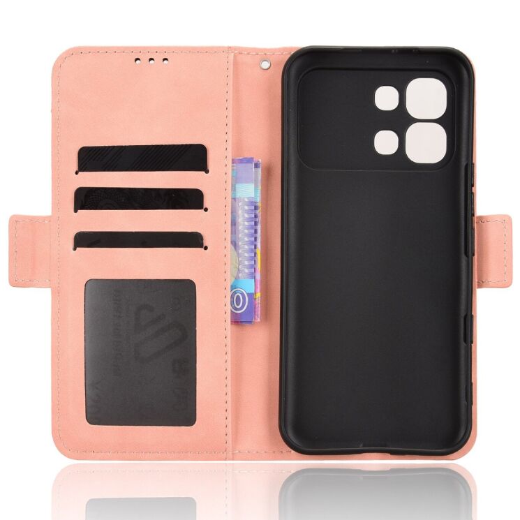 Чохол-книжка з кишеньками Deexe Wallet Stand для Infinix Note Edge - Pink (409201P) Чохол-книжка з кишеньками Deexe Wallet Stand для Infinix Note Edge - Pink: фото 4 з 15