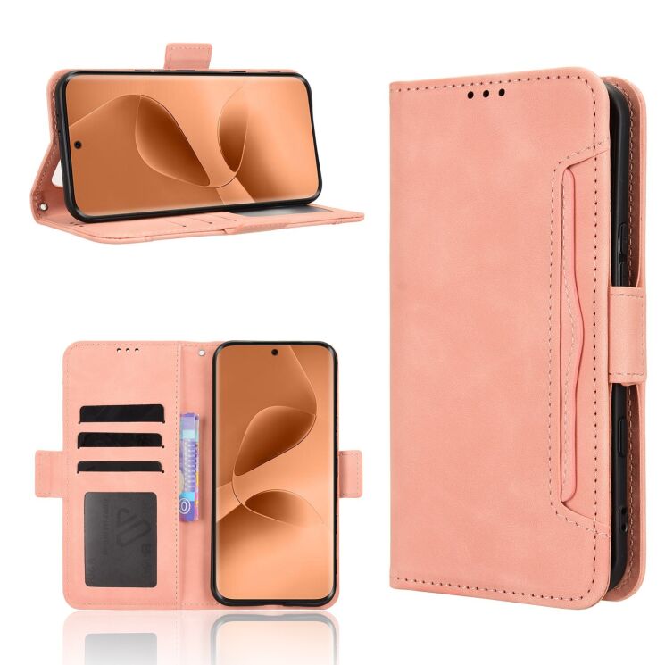 Чохол-книжка з кишеньками Deexe Wallet Stand для Infinix Note Edge - Pink (409201P) Чохол-книжка з кишеньками Deexe Wallet Stand для Infinix Note Edge - Pink: фото 8 з 15