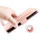 Чехол-книжка с карманами Deexe Wallet Stand для Motorola Edge 70 Fusion - Pink (409507P). Фото 15 из 15