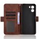 Чохол-книжка з кишеньками Deexe Wallet Stand для OPPO A6x - Brown (406502Z). Фото 3 з 16