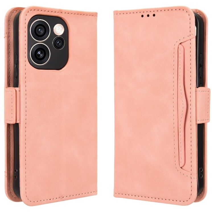 Чохол-книжка з кишеньками Deexe Wallet Stand для OPPO Reno 15 Pro - Pink (405603P) Чохол-книжка з кишеньками Deexe Wallet Stand для OPPO Reno 15 Pro - Pink: фото 1 з 15