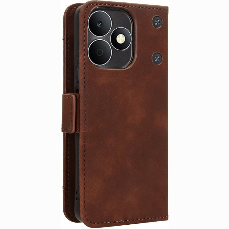 Чохол-книжка з кишеньками Deexe Wallet Stand для Realme Note 80 - Brown (412402Z) Чохол-книжка з кишеньками Deexe Wallet Stand для Realme Note 80 - Brown: фото 7 з 15