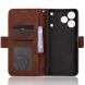 Чохол-книжка з кишеньками Deexe Wallet Stand для Realme Note 80 - Brown (412402Z). Фото 4 з 15
