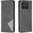 Чохол-книжка з кишеньками UniCase Geometric Pattern для Motorola Moto G77 - Black (406810B)