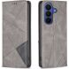 Чохол-книжка з кишеньками UniCase Geometric Pattern для Samsung Galaxy A18 / A17 (A175) / A26 (A266) - Grey (385064H). Фото 1 з 10