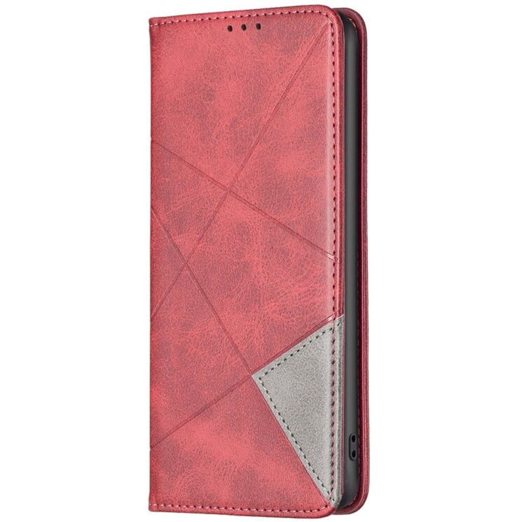Чехол-книжка с карманами UniCase Geometric Pattern для Samsung Galaxy A37 (A376) - Red: фото 2 из 10