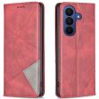 Чехол-книжка с карманами UniCase Geometric Pattern для Samsung Galaxy A37 (A376) - Red (406000R)