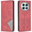 Чехол-книжка с карманами UniCase Geometric Pattern для Xiaomi Redmi Note 15 Pro Plus / Poco M8 Pro 5G - Red (404729R)