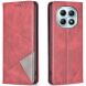 Чехол-книжка с карманами UniCase Geometric Pattern для Xiaomi Redmi Note 15 Pro Plus / Poco M8 Pro 5G - Red (404729R). Фото 1 из 10