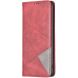 Чехол-книжка с карманами UniCase Geometric Pattern для Xiaomi Redmi Note 15 Pro Plus / Poco M8 Pro 5G - Red (404729R). Фото 2 из 10