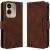 Чехол-книжка с кармашками Deexe Wallet Stand для Xiaomi Poco C95 Pro - Brown: фото 1 из 15