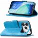 Чохол-книжка з малюнком UniCase Butterfly Pattern для iPhone 18 Pro Max / 17 Pro Max - Blue (423827L). Фото 3 з 9