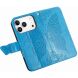 Чохол-книжка з малюнком UniCase Butterfly Pattern для iPhone 18 Pro Max / 17 Pro Max - Blue (423827L). Фото 4 з 9