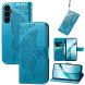 Чехол-книжка с рисунком UniCase Butterfly Pattern для Samsung Galaxy S26 FE - Blue (412726L). Фото 4 из 6