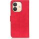 Чехол-книжка с застежкой KHAZNEH Retro Wallet для Xiaomi Redmi Note 17 Pro - Red (429544R). Фото 6 из 9