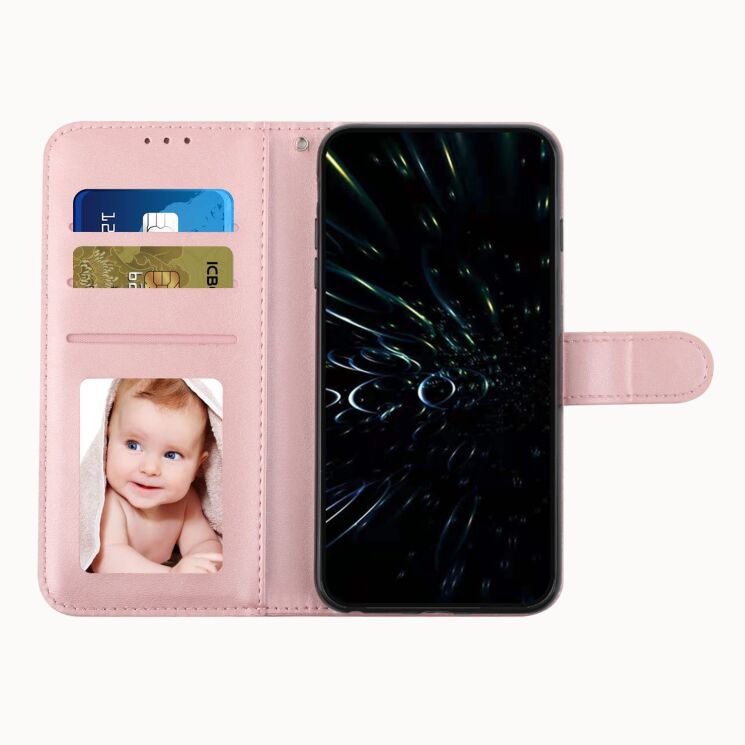 Чохол-книжка з застібкою UniCase Jet Cover для Motorola Moto G77 - Rose Gold: фото 4 з 10