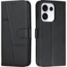 Чехол-книжка с застежкой UniCase Jet Cover для OPPO Reno 16 / 16 Pro - Black: фото 1 из 10