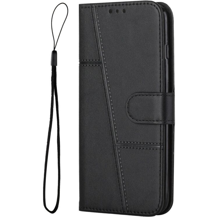 Чехол-книжка с застежкой UniCase Jet Cover для OPPO Reno 16 / 16 Pro - Black: фото 3 из 10