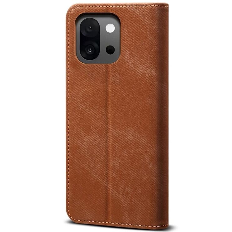 Чохол-книжка UniCase Jeans Wallet для OnePlus 13T - Coffee: фото 6 з 6