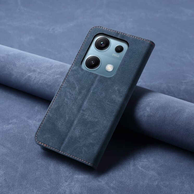 Чехол-книжка UniCase Jeans Wallet для Xiaomi Redmi Note 14S - Blue: фото 7 из 7