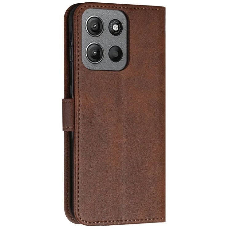 Чохол-книжка UniCase Jet Cover для Motorola Moto G15 - Brown: фото 5 з 11