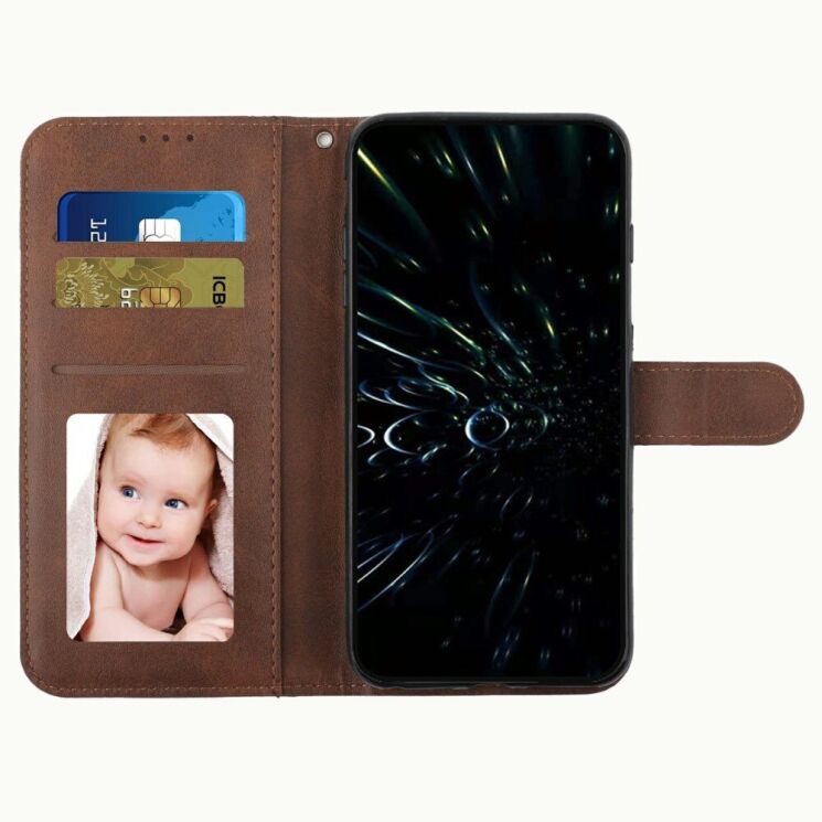 Чохол-книжка UniCase Jet Cover для Motorola Moto G15 - Brown: фото 2 з 11