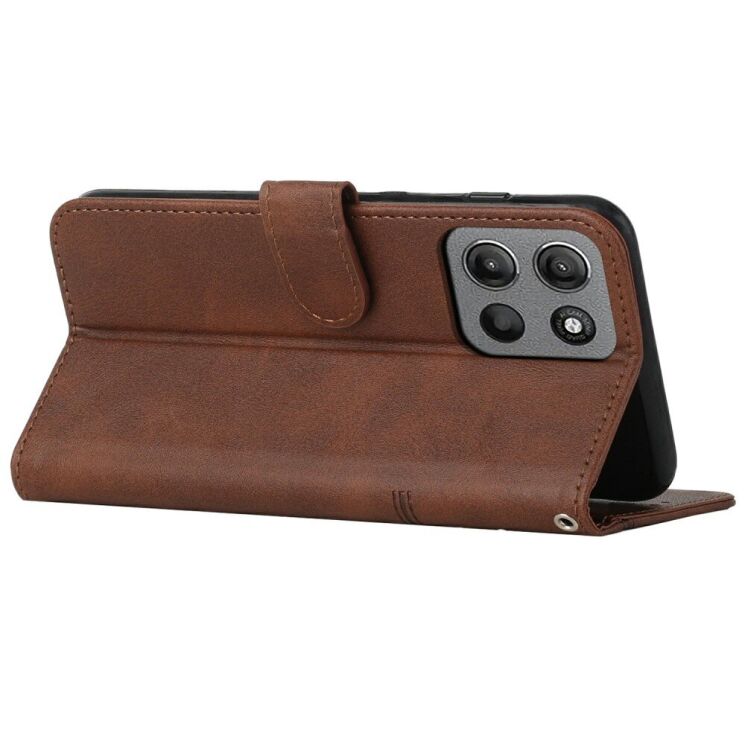 Чохол-книжка UniCase Jet Cover для Motorola Moto G15 - Brown: фото 3 з 11