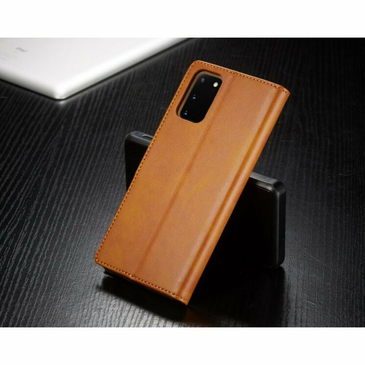 Чохол LC.IMEEKE Wallet Case для Samsung Galaxy S20 (G980) - Brown: фото 5 з 5