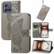 Чехол UniCase Butterfly Pattern для Motorola Edge 50 Neo - Grey (367126H). Фото 4 из 7
