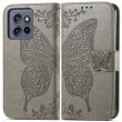 Чехол UniCase Butterfly Pattern для Motorola Edge 50 Neo - Grey (367126H)